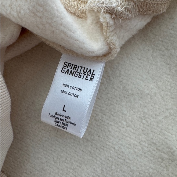 ❤️Spiritual Gangster Lovers Boyfriend Cotton Graphic Sweatshirt. Ladies L - Picture 10 of 14